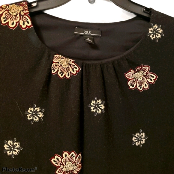 R&K Floral Dress. Size 8 - Picture 4 of 4